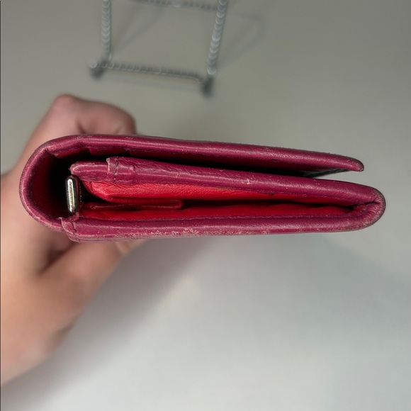 furla red bow front long wallet Chantilly - Picture 5 of 11